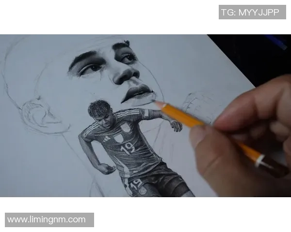 足球巨星C罗手绘艺术作品展现他的传奇风采与不屈精神
